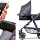 Illustration for article titled This Stroller Charges Your Phone Using Generators in Its Wheels